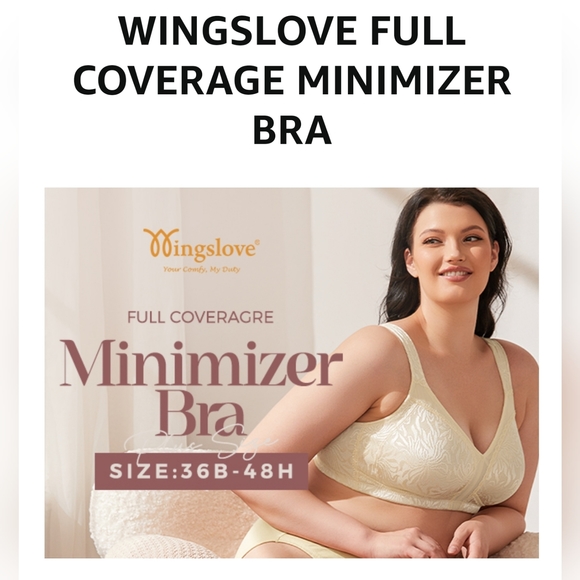 Wingslove Minimizer Wire-Free Bra - Picture 9 of 15